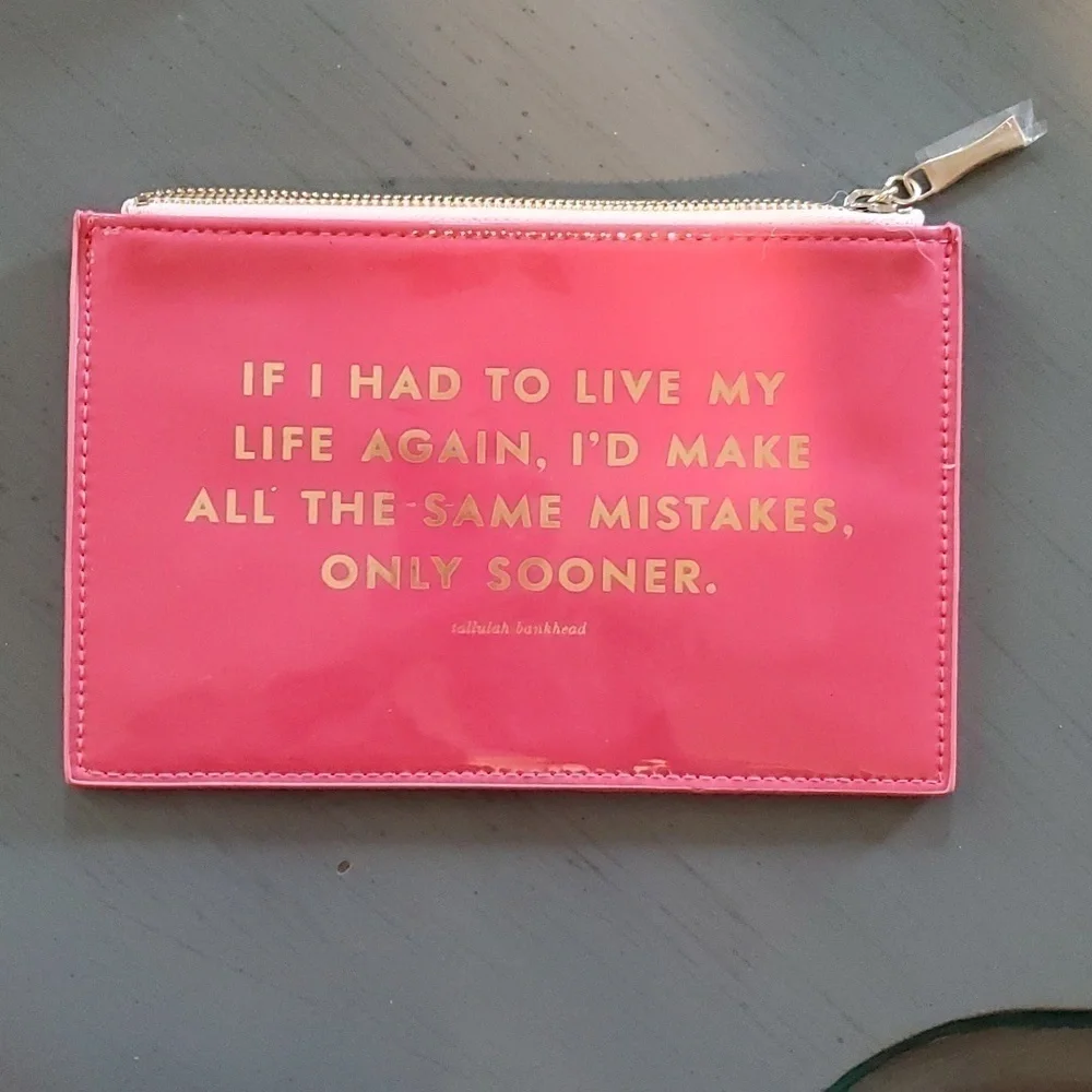 Kate Spade|Pink Small Make Up Bag 